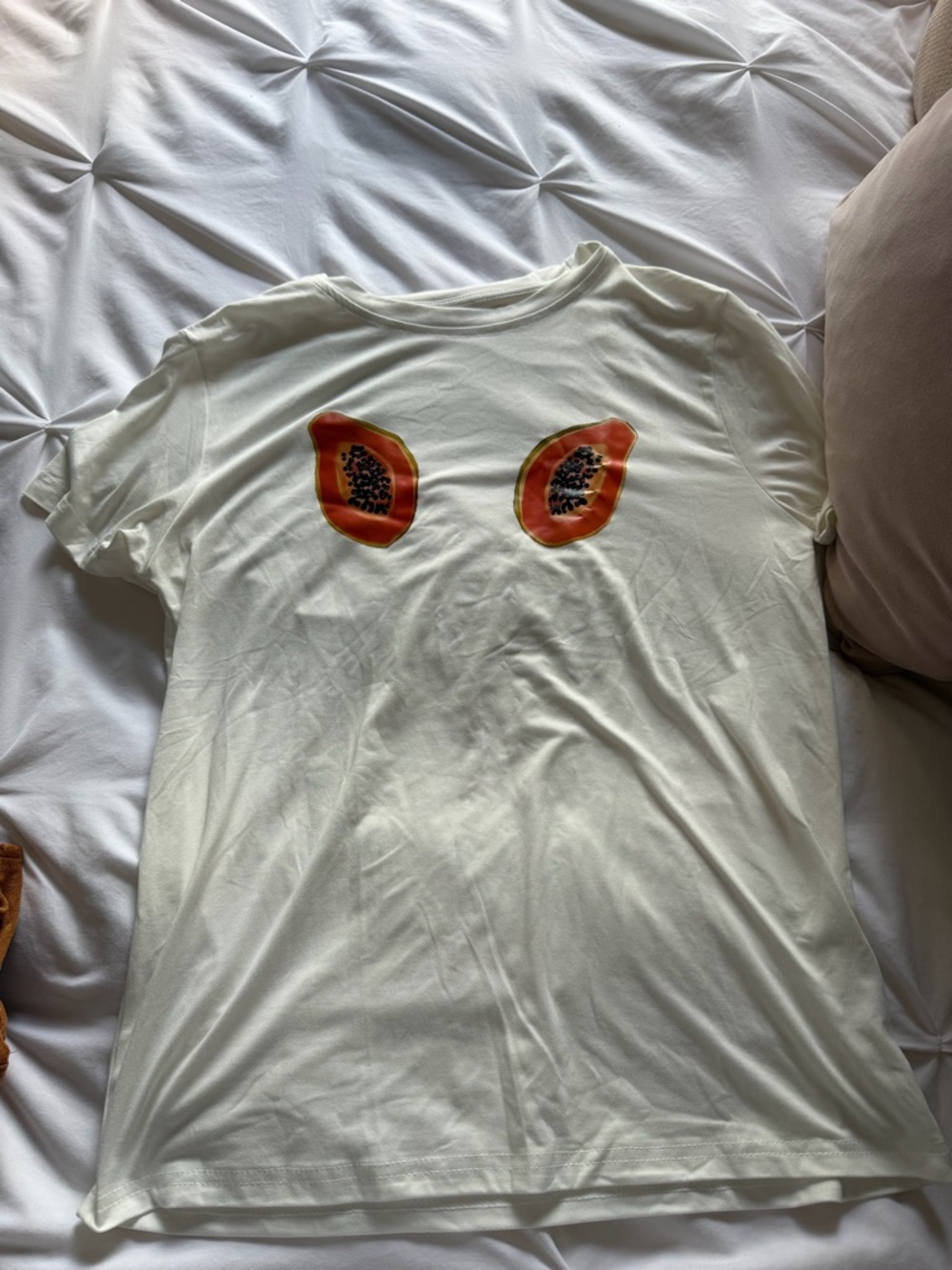 Graphic Papaya Tee Size M